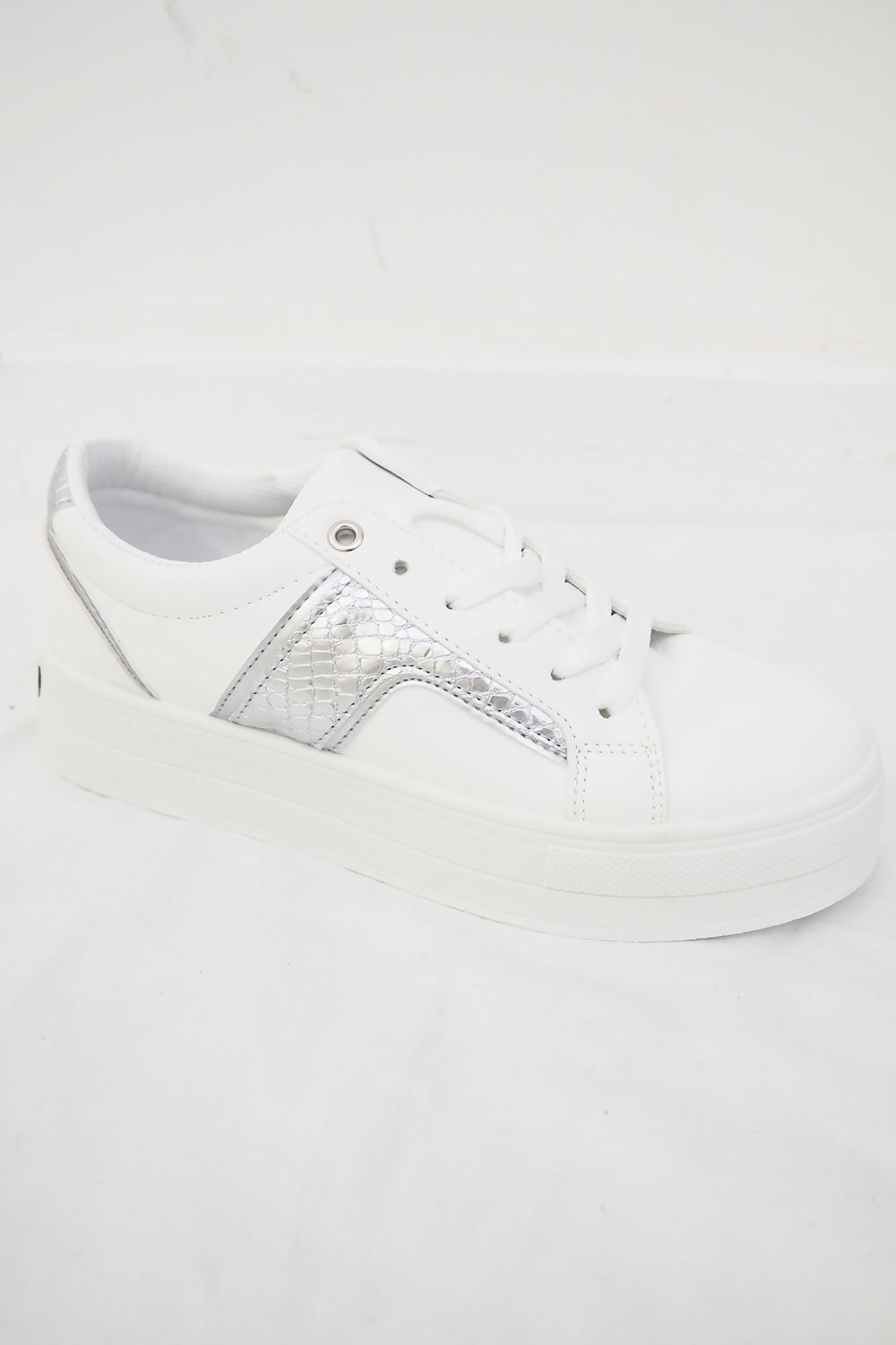 silver chunky trainers