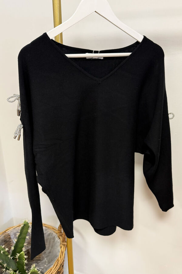 The-Brielle-Bow-Cut-Out-Sleeve-Knit-Black.jpg