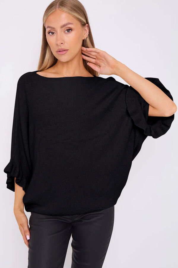 The-Frill-Sleeve-Slouch-Knit-Black7.jpg